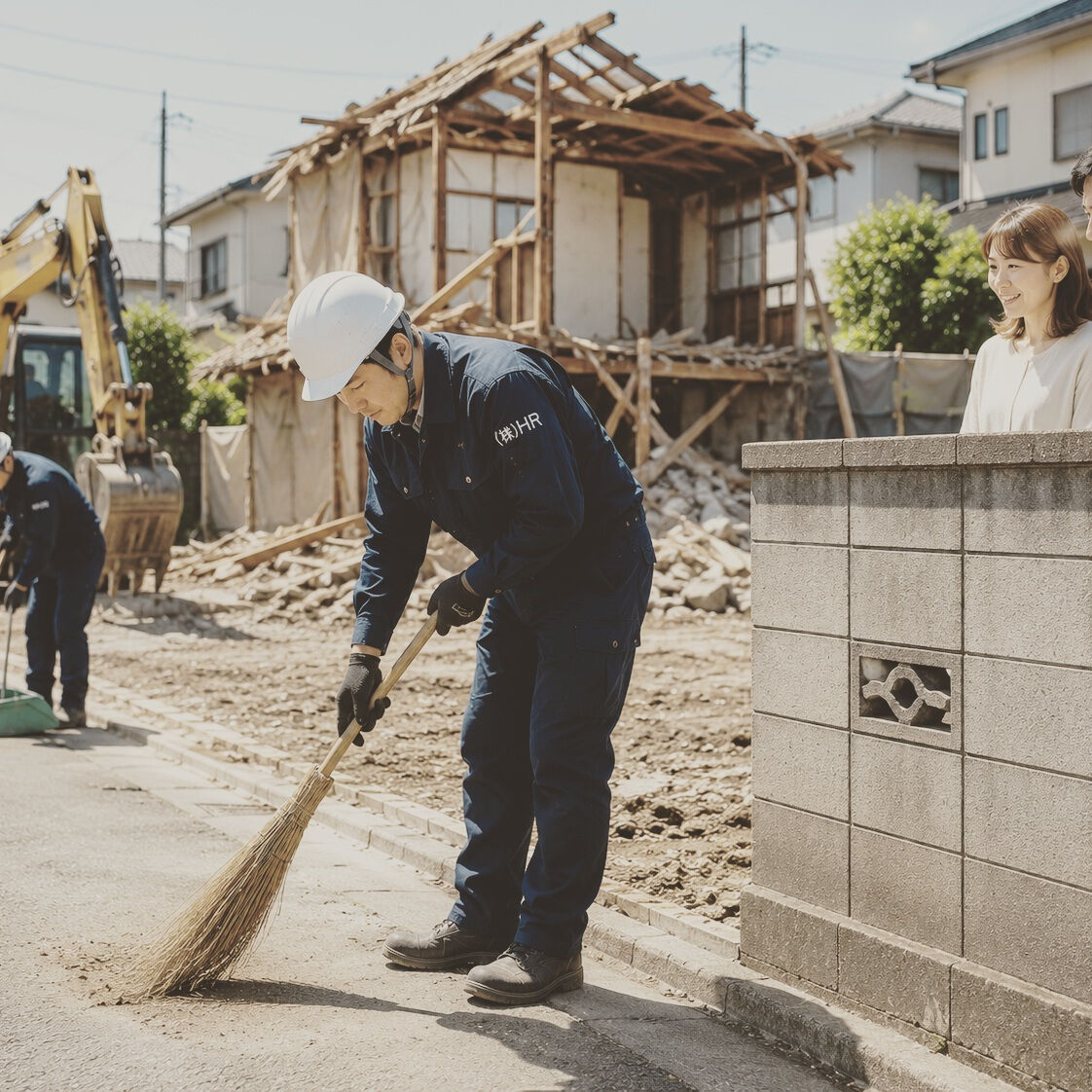 弊社の解体チームは、地域の皆様への配慮を忘れません🏠✨ 毎日