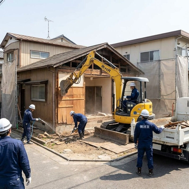 解体工事は大きさに関係なく、細部までしっかりと丁寧に✨