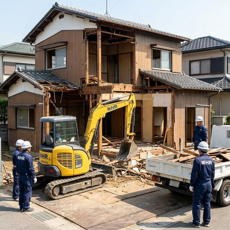 どんなに小さな解体工事でも、安全と安心が最優先です🔧