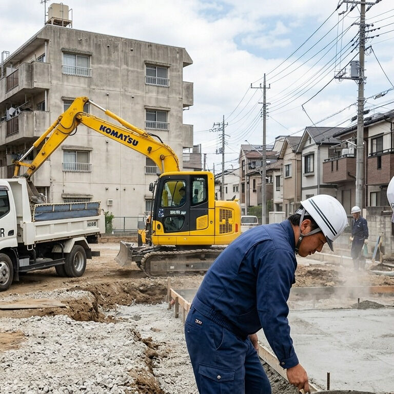 重機の選択は重要です🛠️ 現場の特性を把握し、安全で効率的な